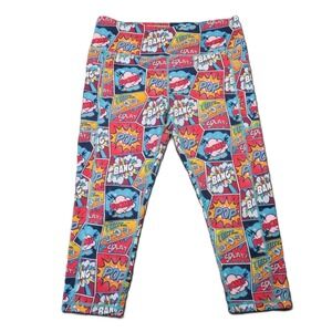 Constantly Varied Gear Knockout Comic Book Leggings XL Capri Super Hero Retired